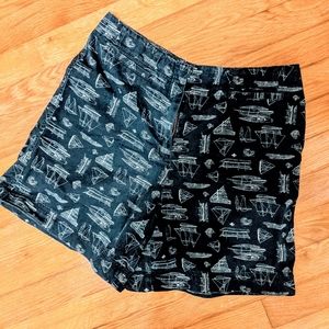 Vintage Ralph Lauren petite nautical boat print shorts